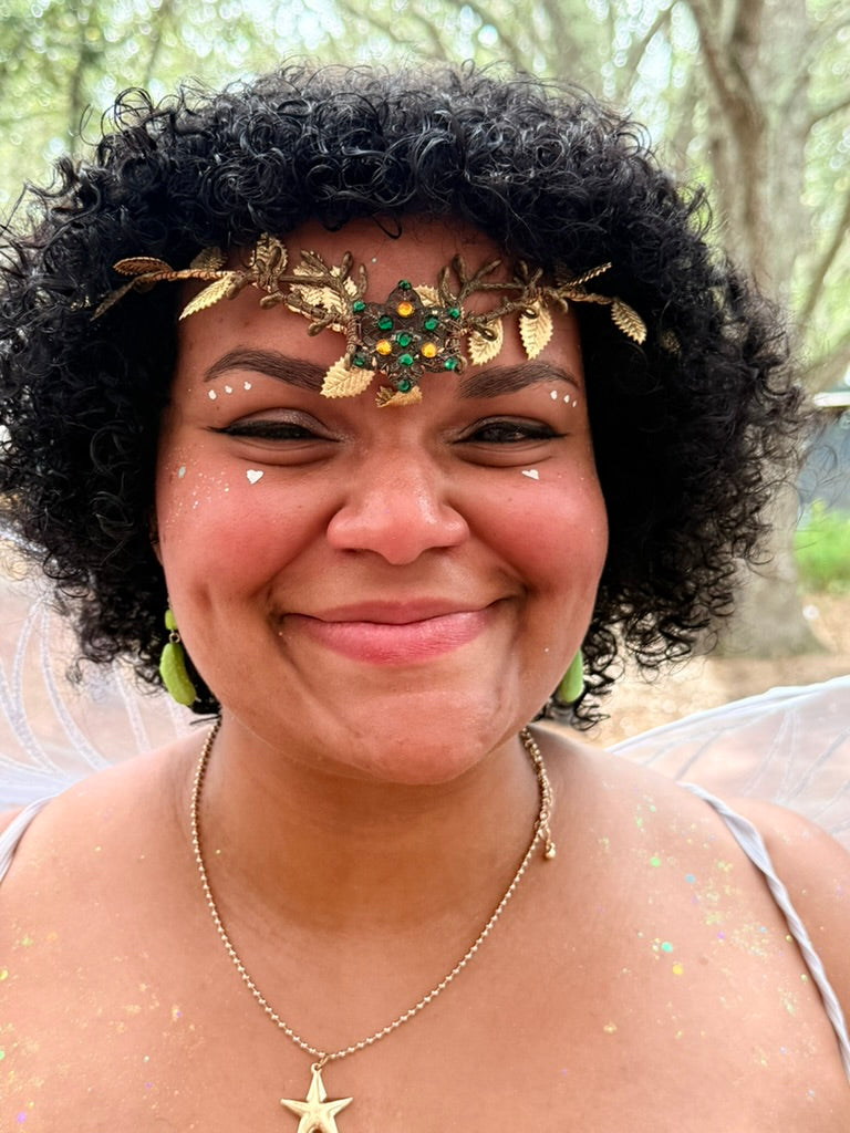 Black + Witch's Brew Moon Circlet Tiara (Small)