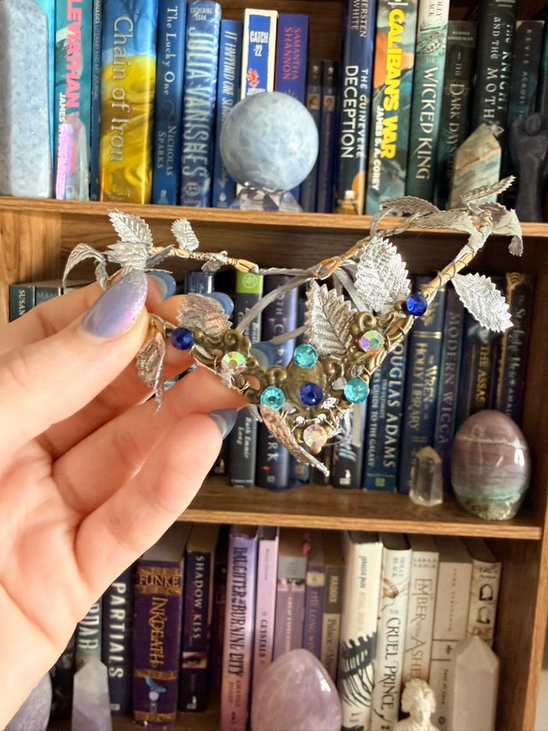 Bronze + Blue Simple Circlet Tiara (Small)