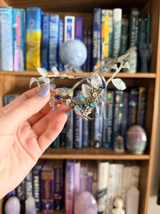 Bronze + Blue Simple Circlet Tiara (Small)