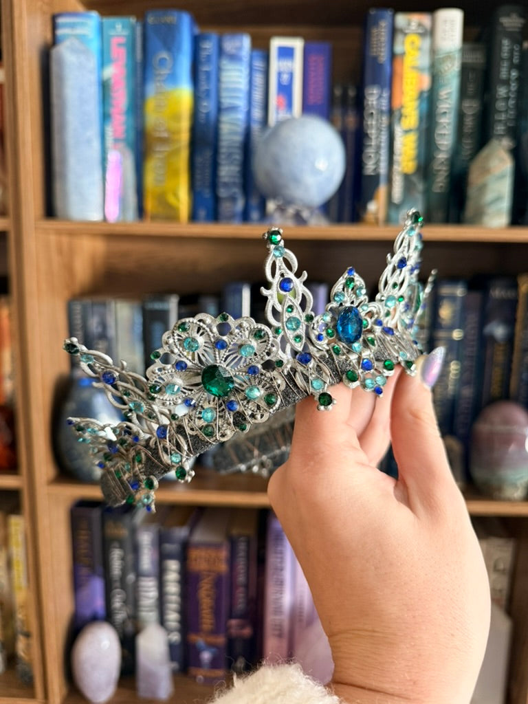 Silver + Sea Crown (Large)