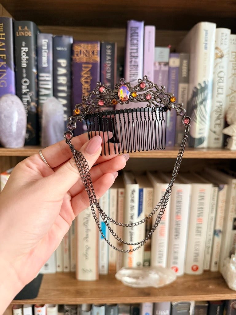 Black + Sunset Elegant Hair Comb