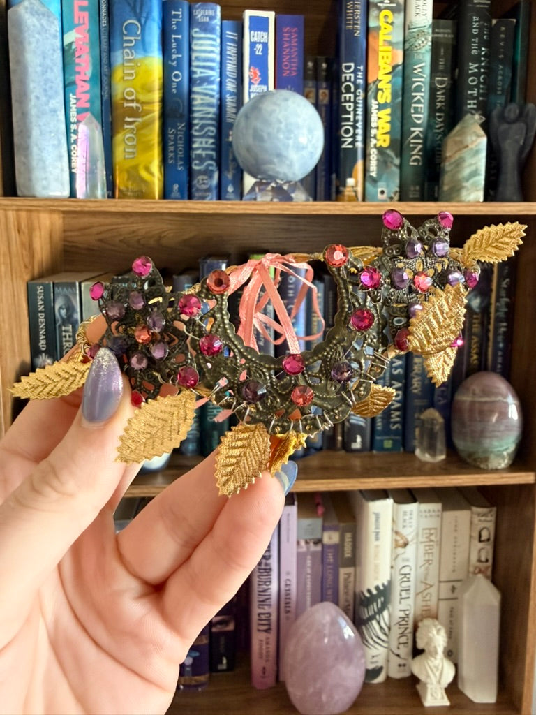Bronze + Pink Moon Circlet Tiara (Small)