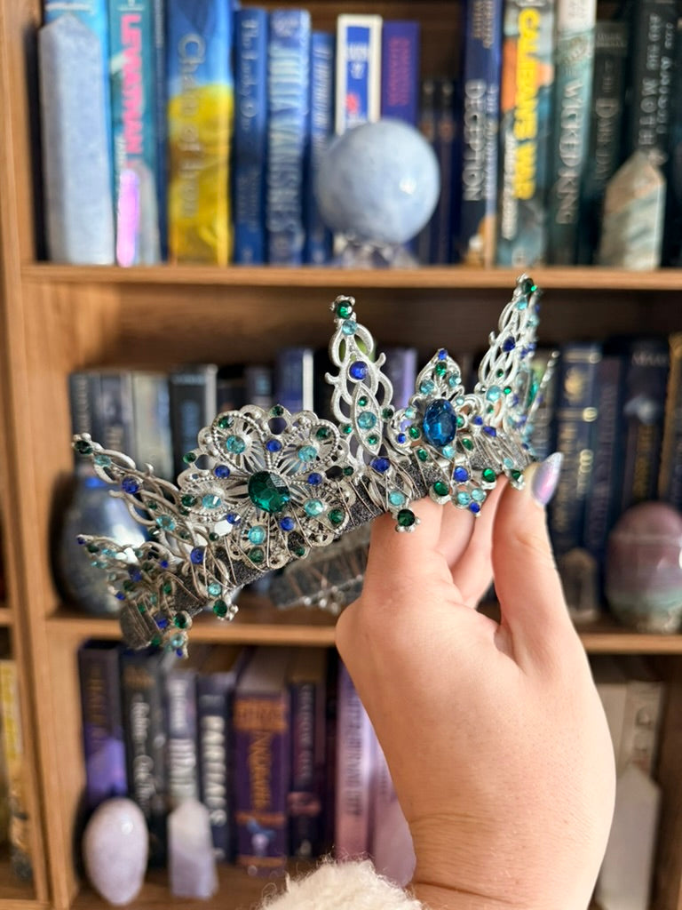 Silver + Sea Crown (Large)