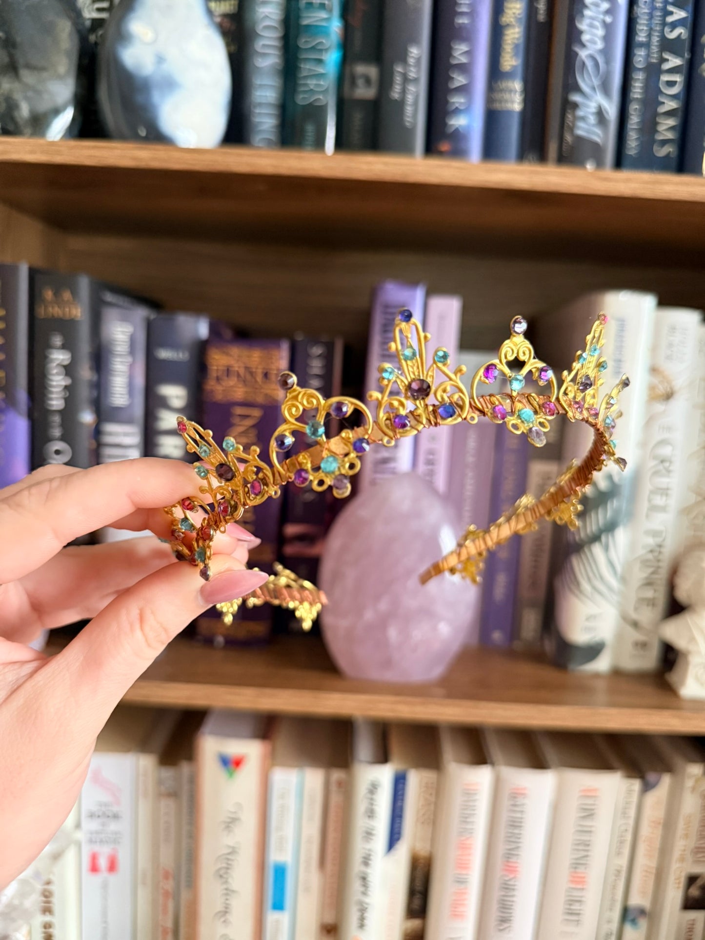 Gold + Purple Tiara (Medium)