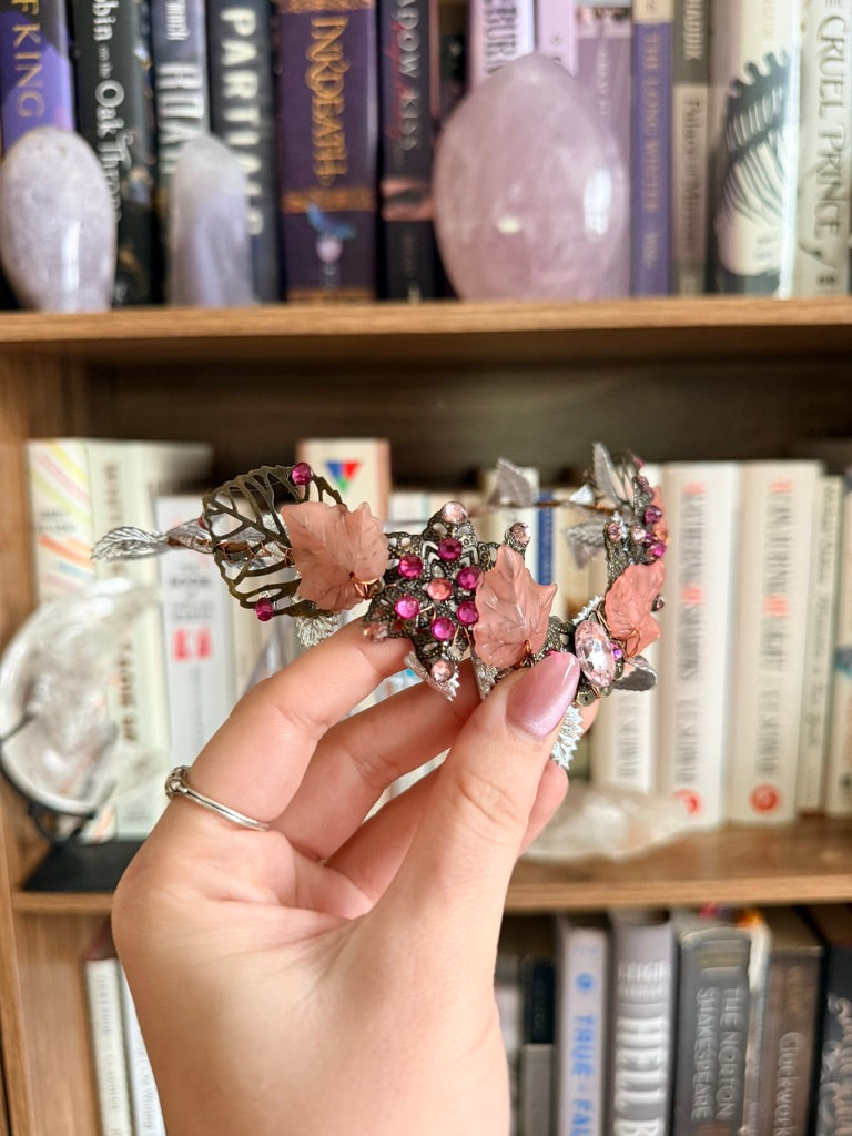 Bronze + Pink Moon Circlet Tiara (Medium)