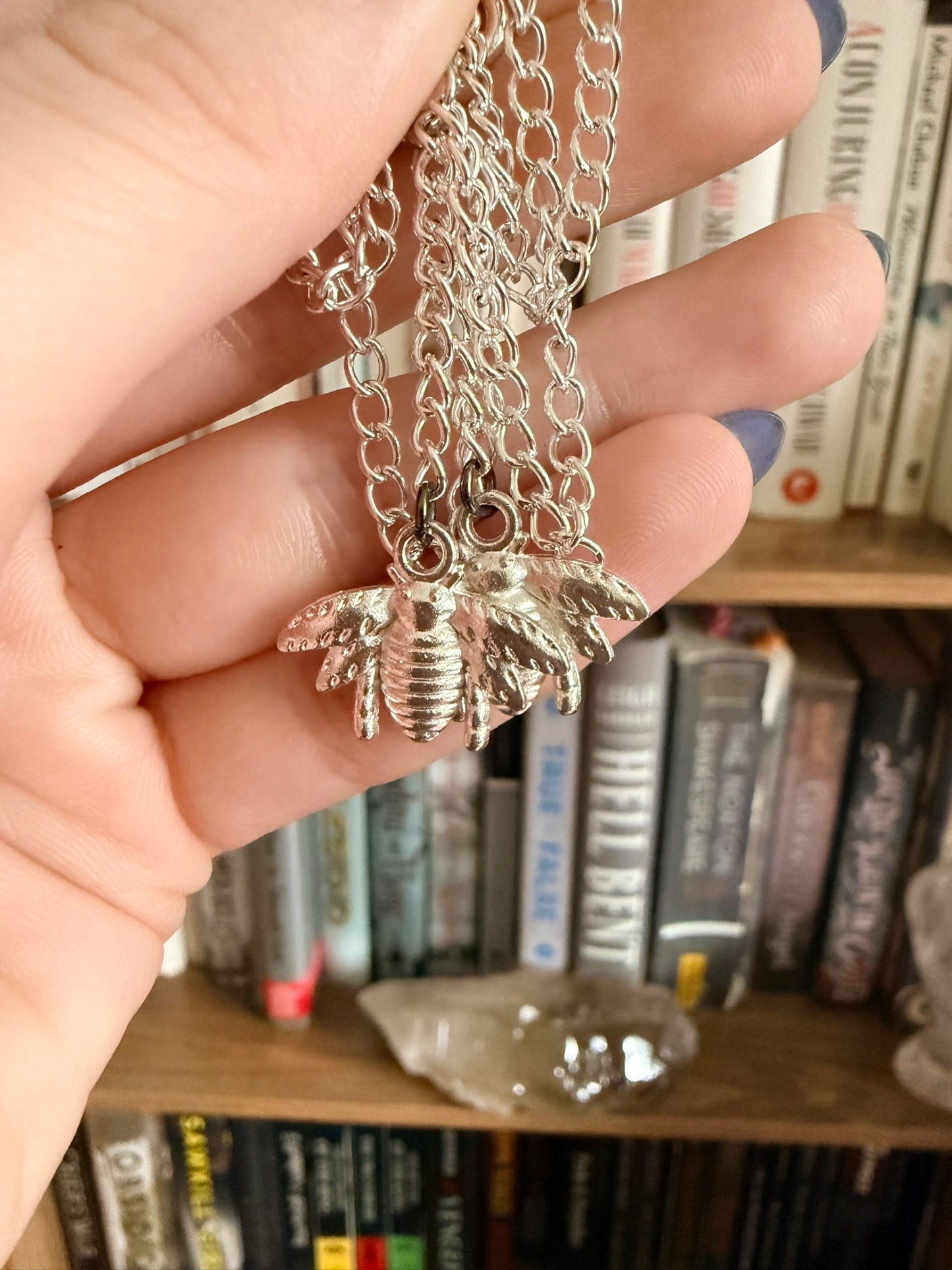 Silver + Sunset Bee Fairy Wing Ear Cuffs