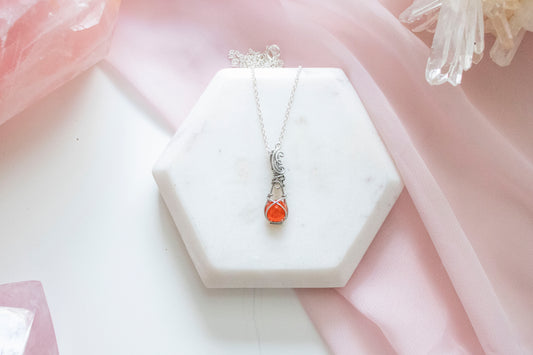 Calypso Mini Carnelian Pendant