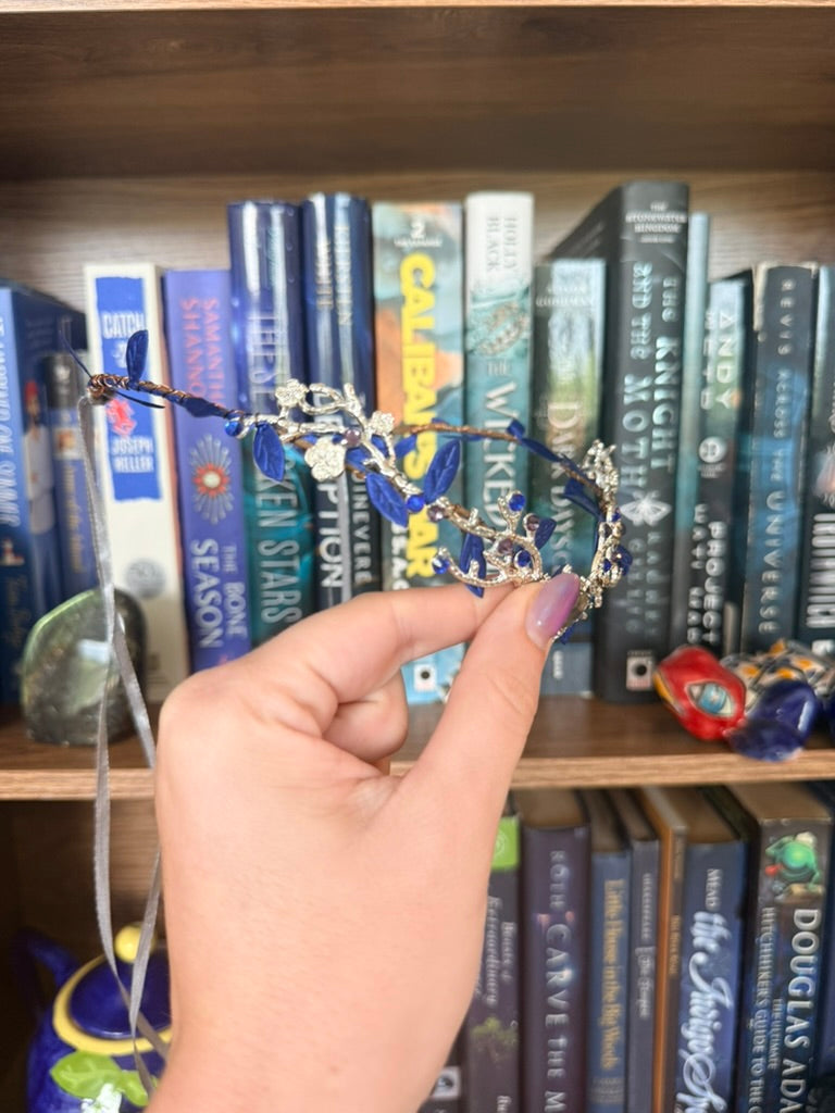 Silver + Blue Labradorite Stag Circlet