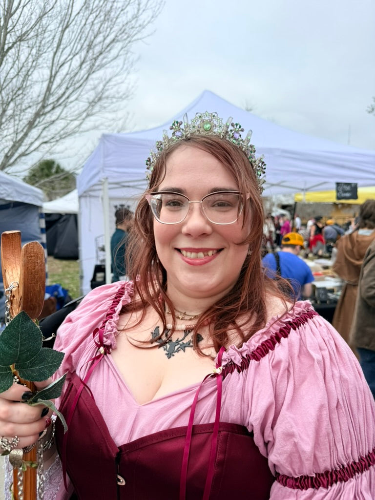 Silver + Sea Crown (Large)