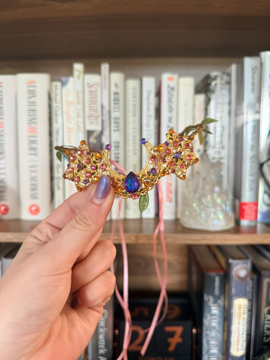 Gold + Sunset Moon Circlet