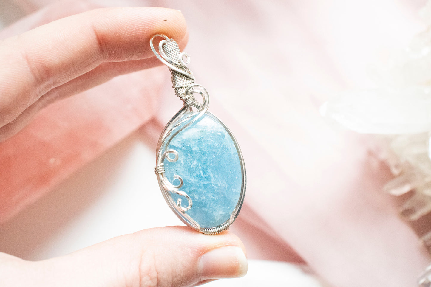 Hecate Aquamarine Pendant