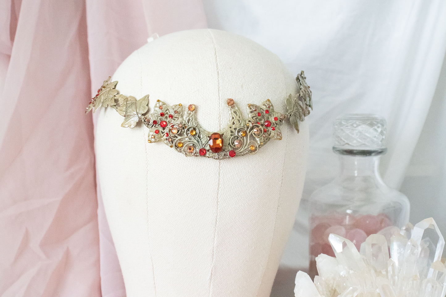 Gold + Autumn Moon Circlet Tiara