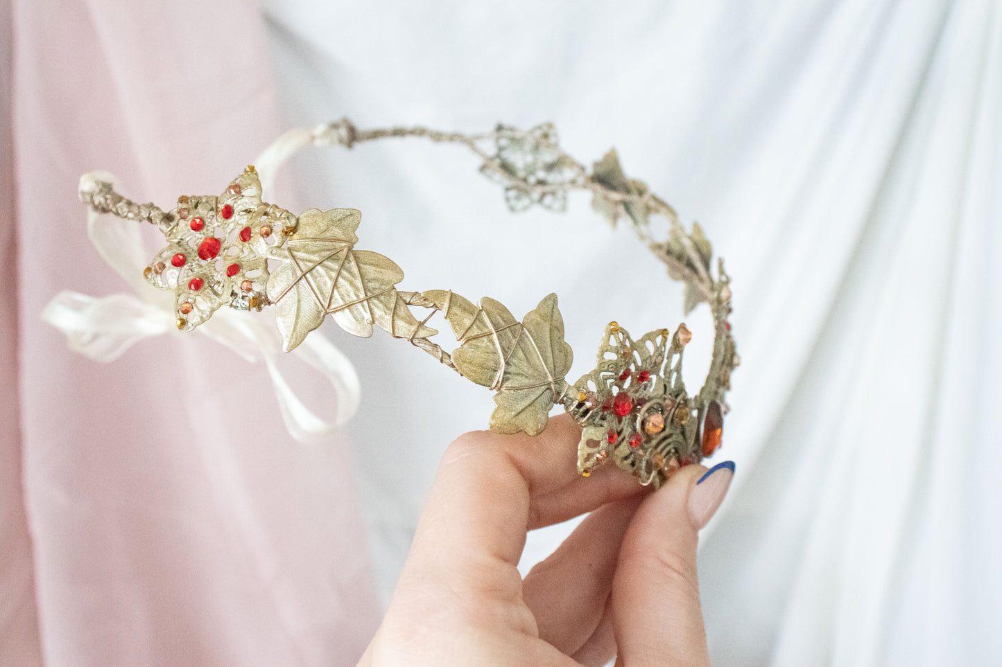 Gold + Autumn Moon Circlet Tiara