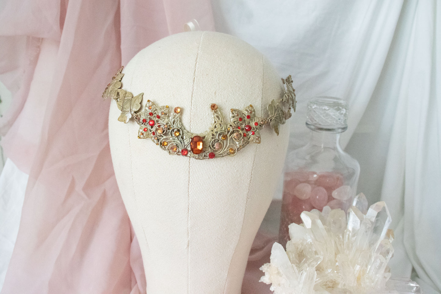 Gold + Autumn Moon Circlet Tiara