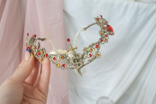 Gold + Autumn Snake Circlet Tiara
