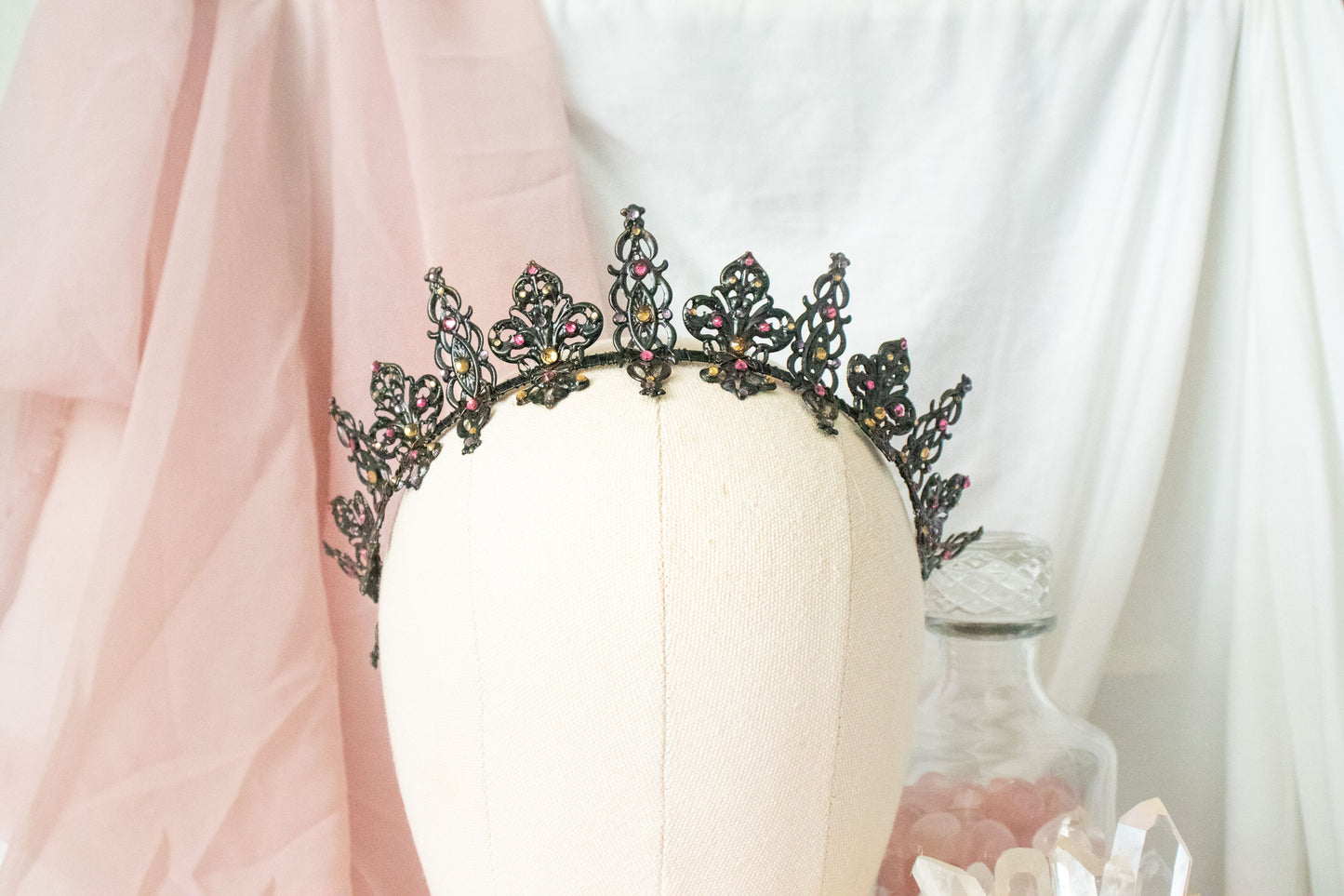 Black + Sunset Medium Tiara