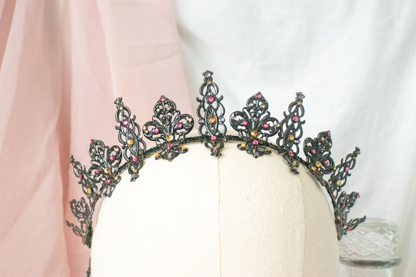 Black + Sunset Medium Tiara