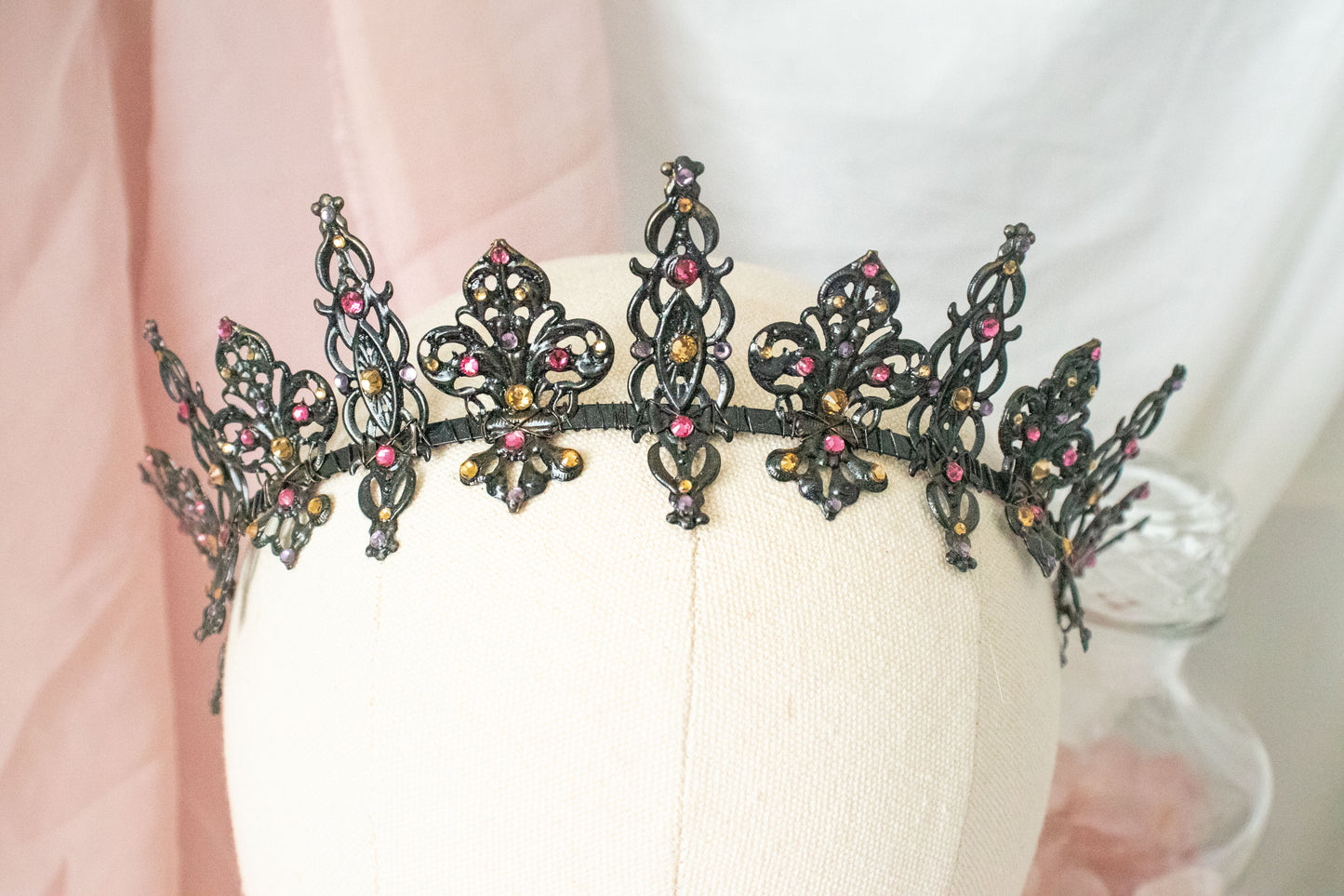 Black + Sunset Medium Tiara