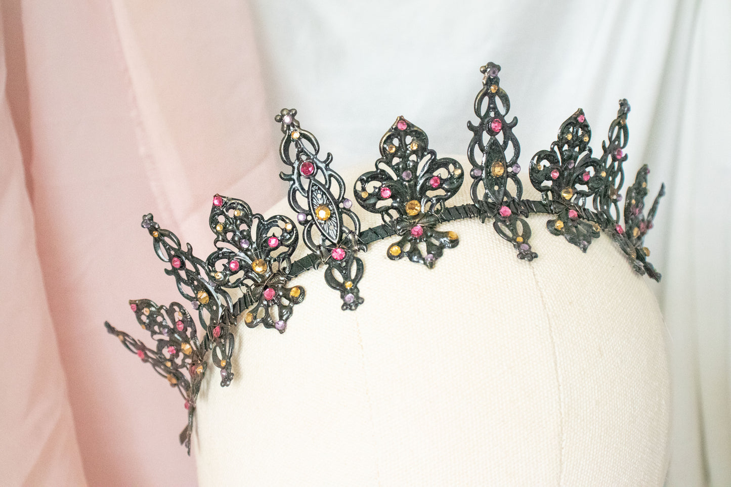 Black + Sunset Medium Tiara