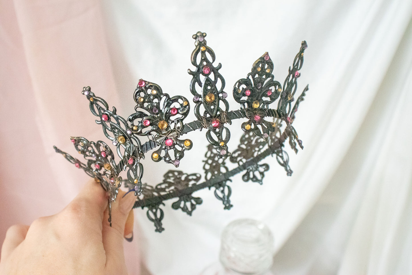 Black + Sunset Medium Tiara