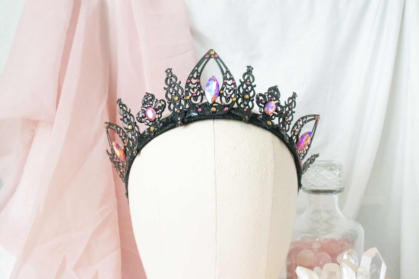 Black + Sunset Large Tiara