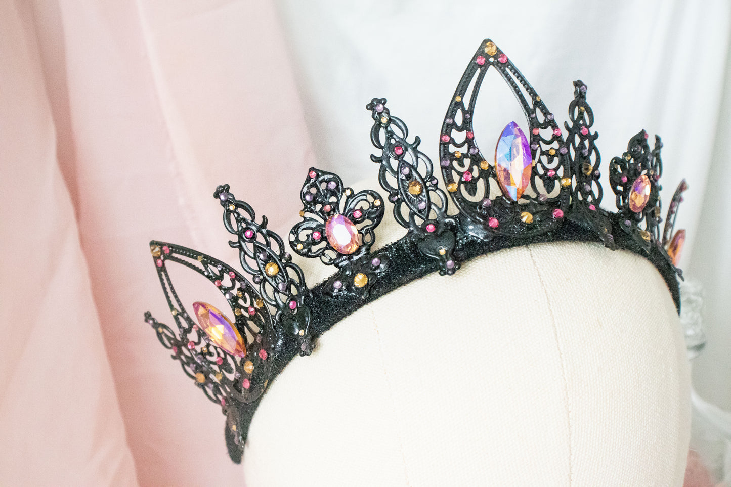 Black + Sunset Large Tiara