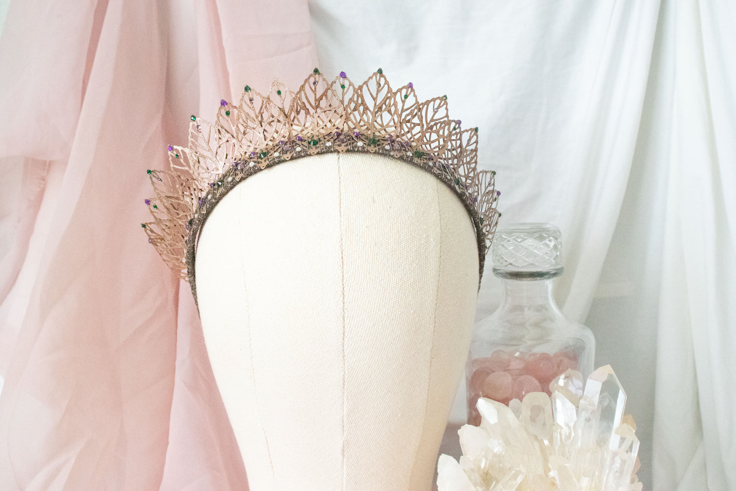 Copper + Purple Large Tiara