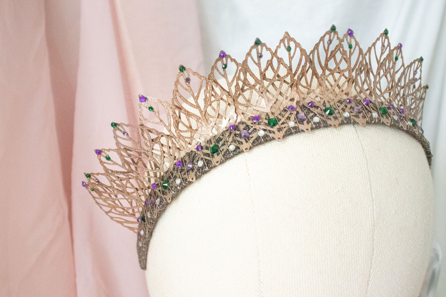 Copper + Purple Large Tiara