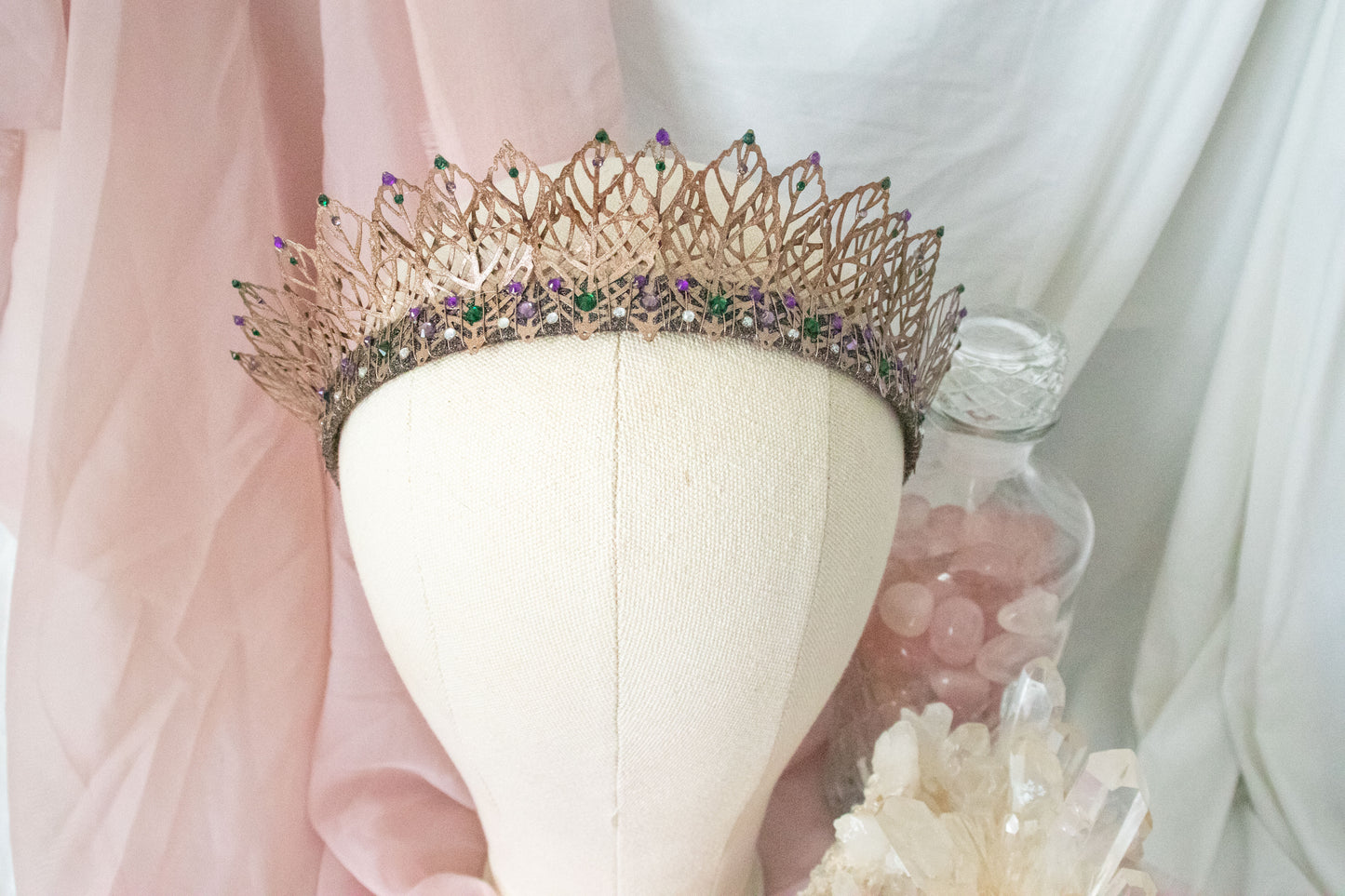 Copper + Purple Large Tiara