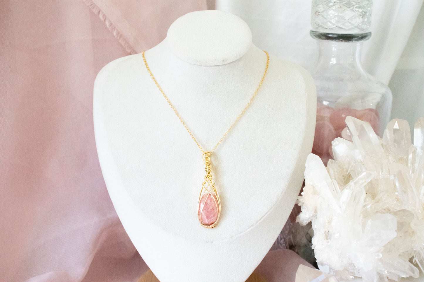 Calypso Rhodochrosite Pendant