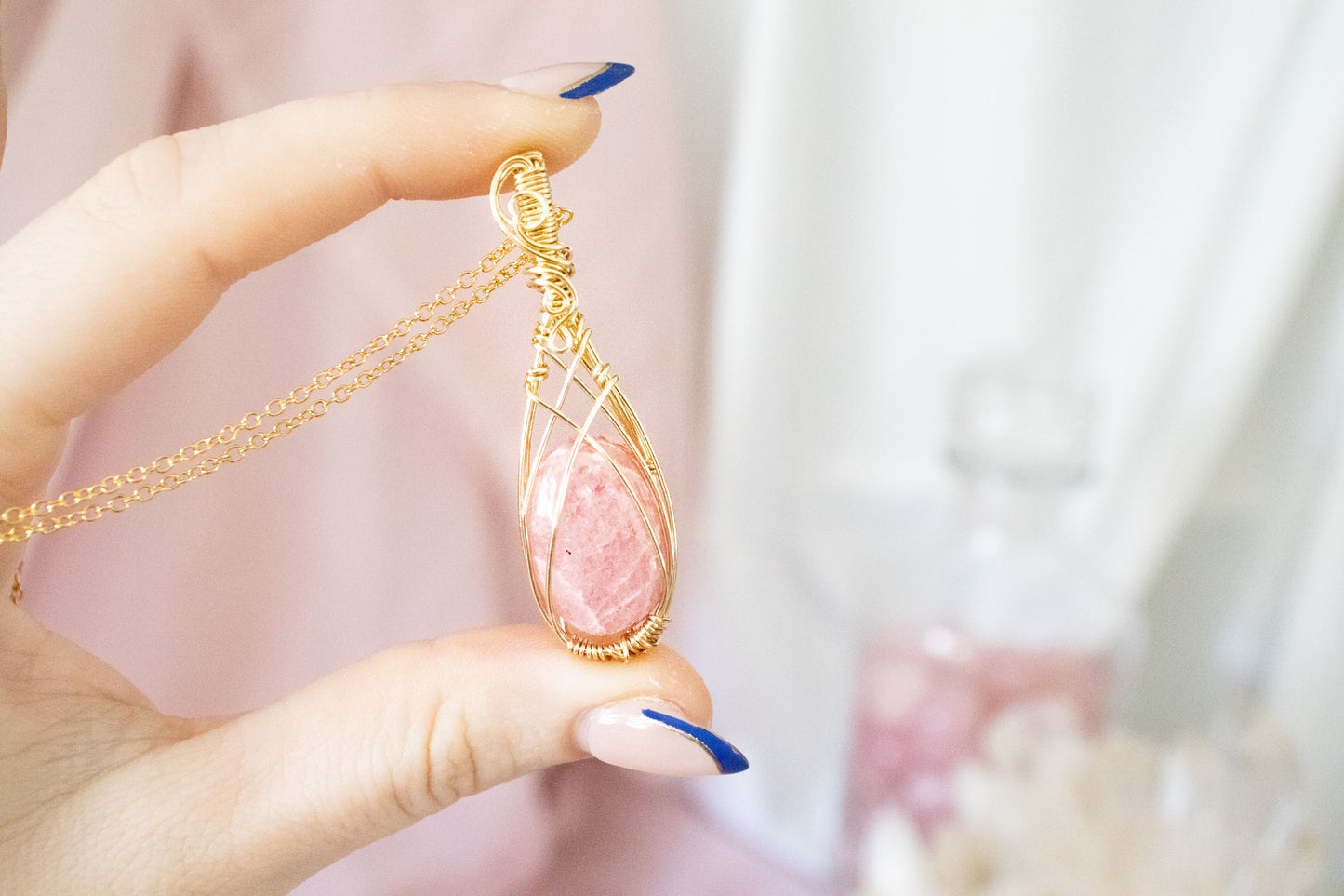 Calypso Rhodochrosite Pendant