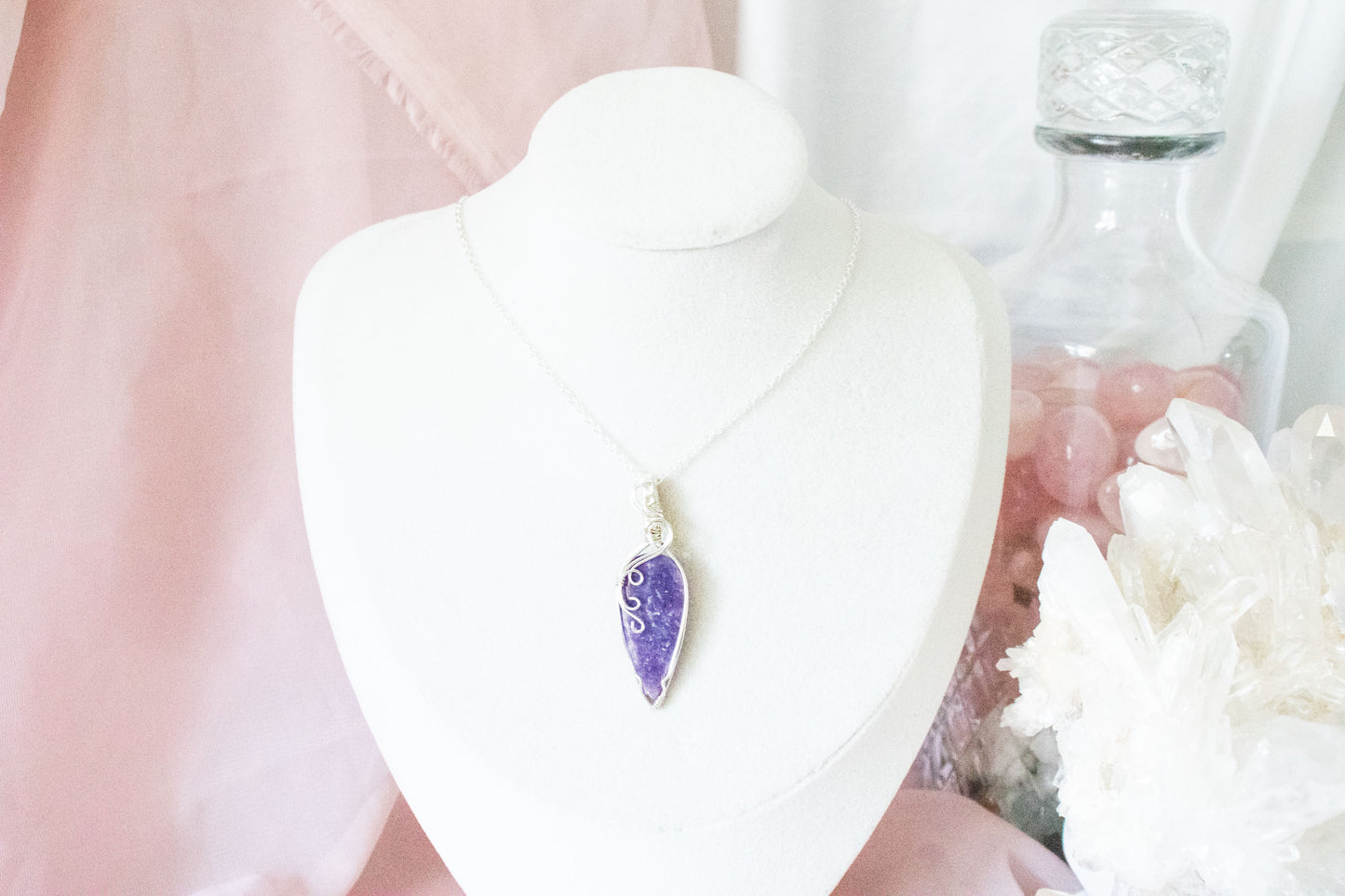 Hecate Lepidolite Pendant