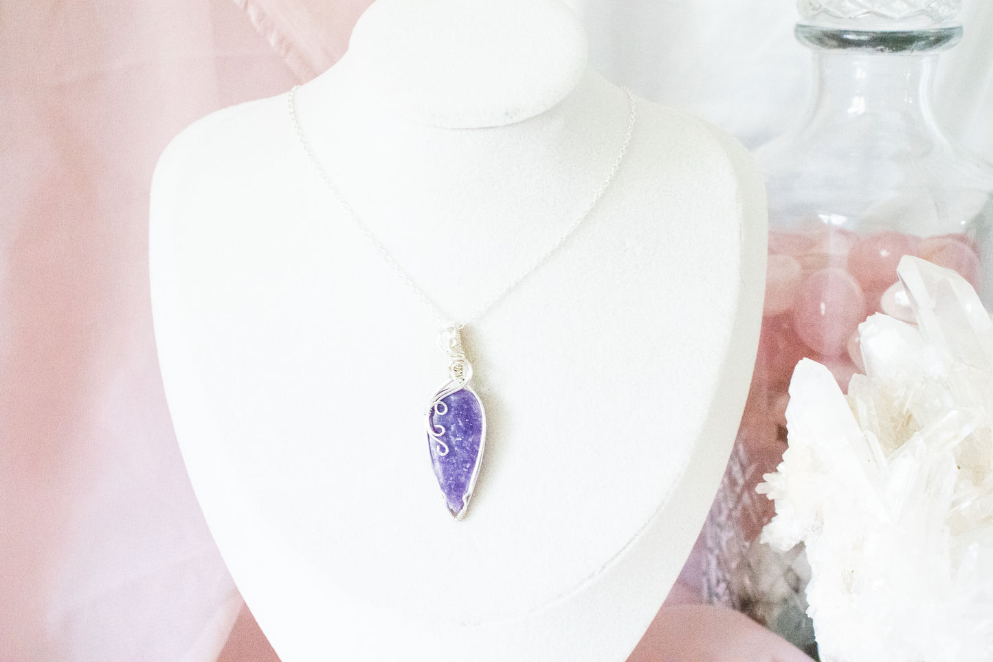 Hecate Lepidolite Pendant