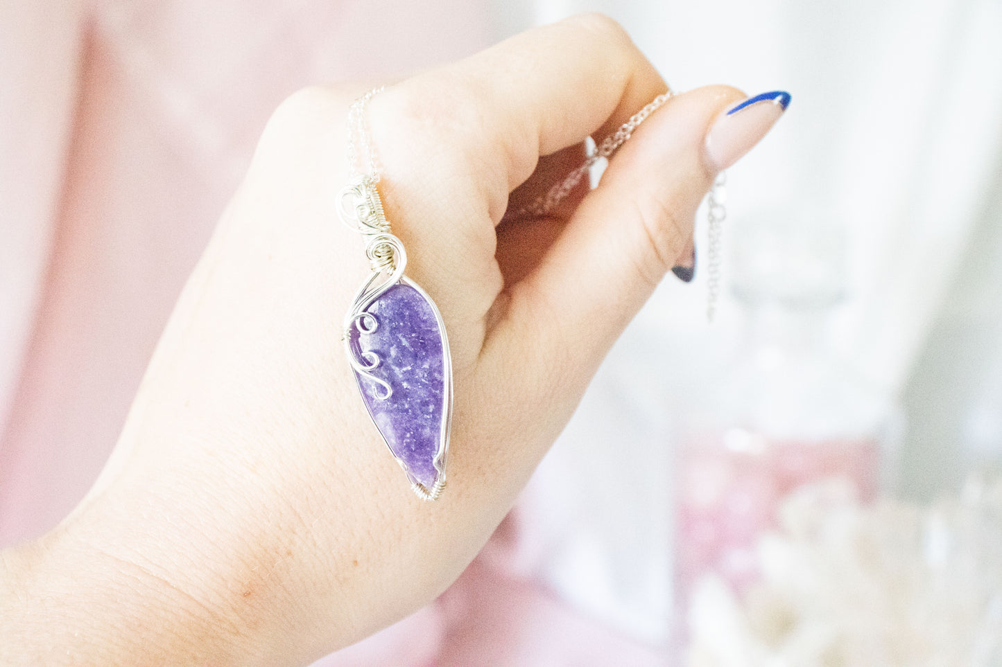 Hecate Lepidolite Pendant