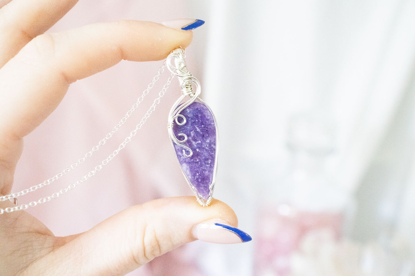 Hecate Lepidolite Pendant