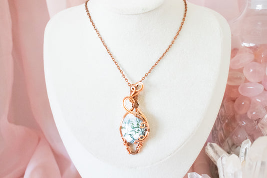 Astera Tree Agate Pendant