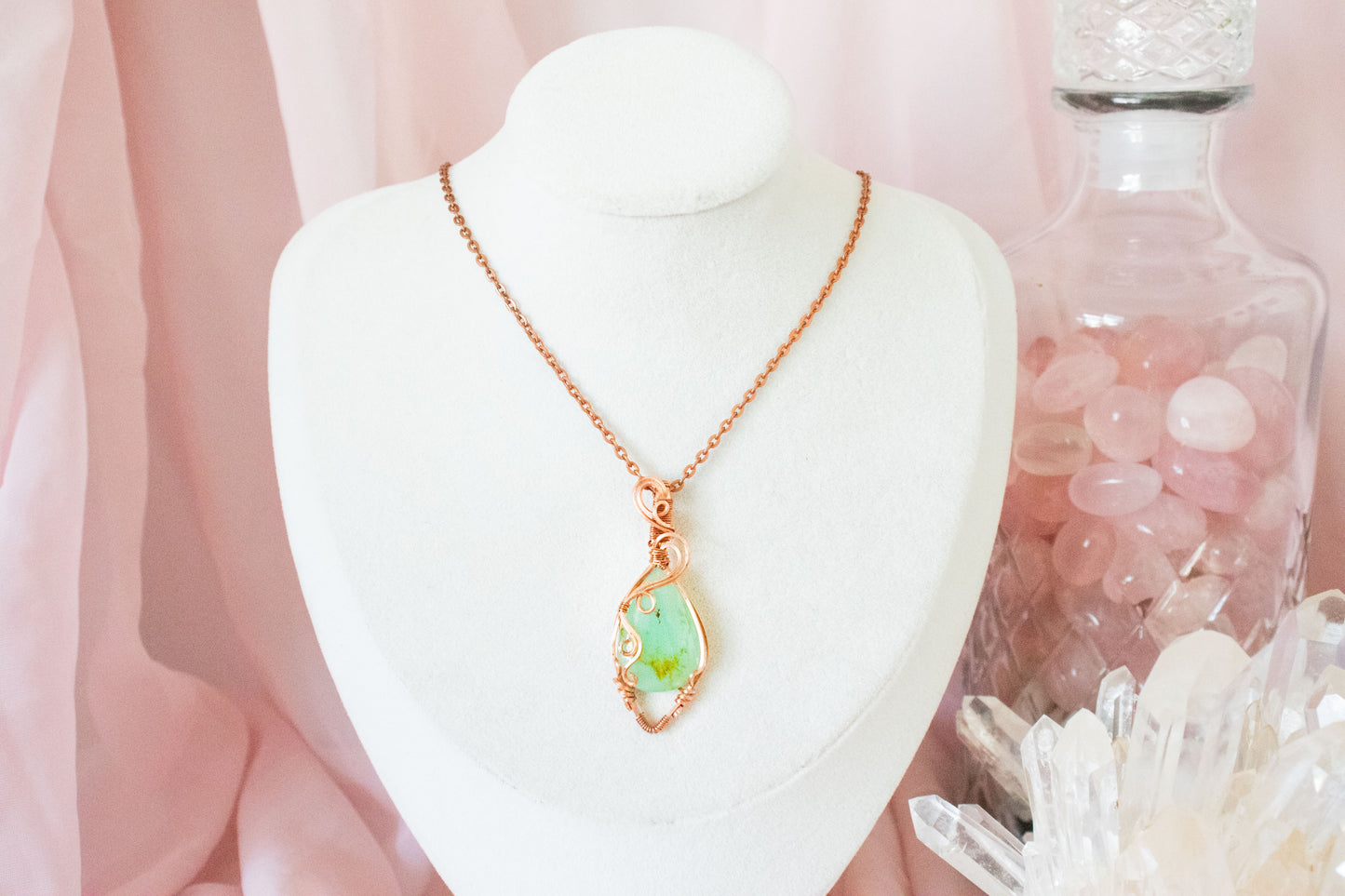 Astera Chrysoprase Pendant