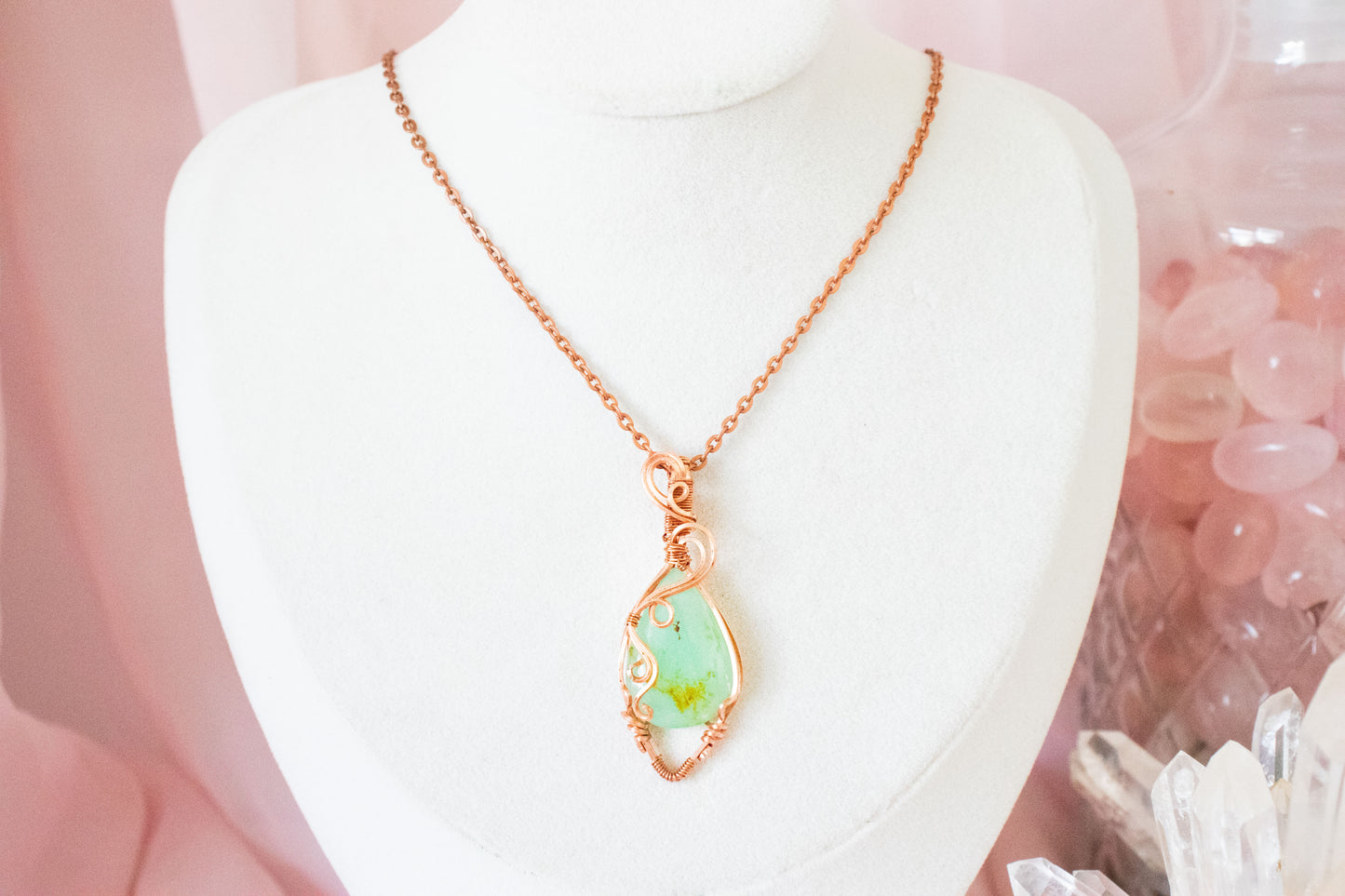 Astera Chrysoprase Pendant