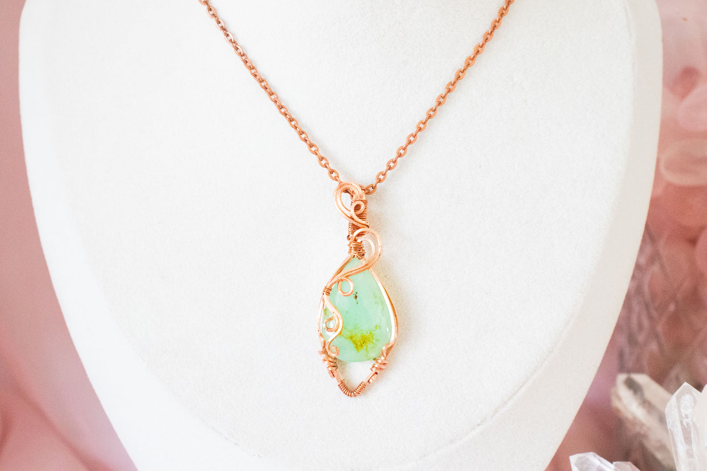 Astera Chrysoprase Pendant