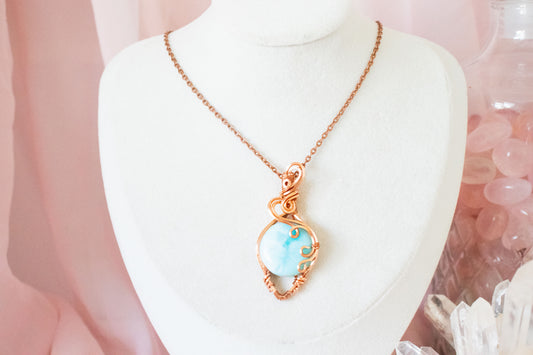 Astera Larimar Pendant