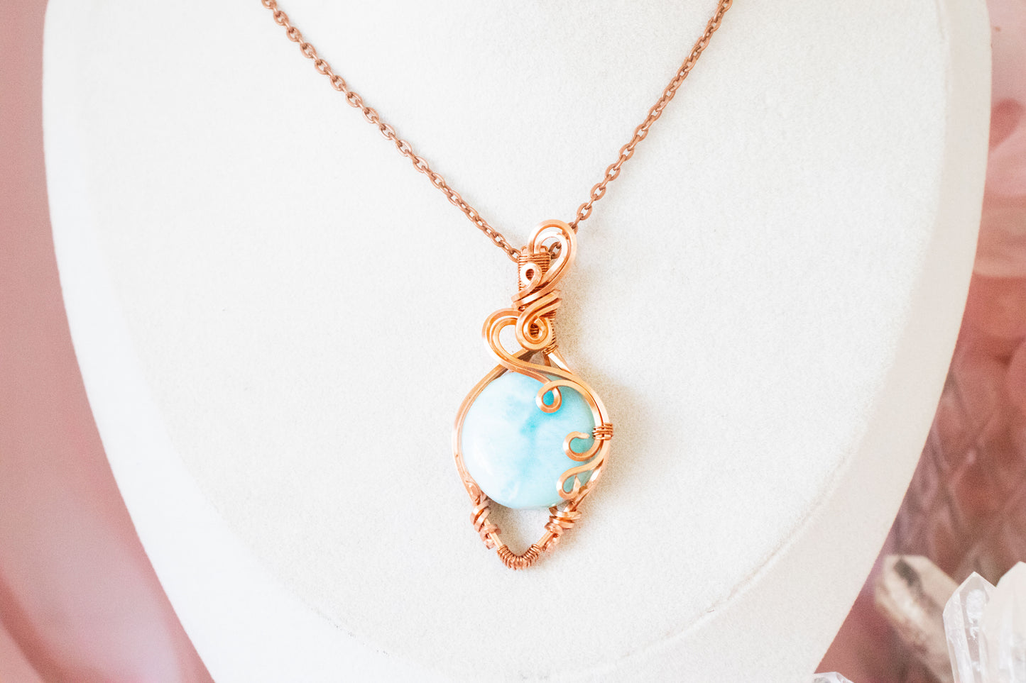 Astera Larimar Pendant