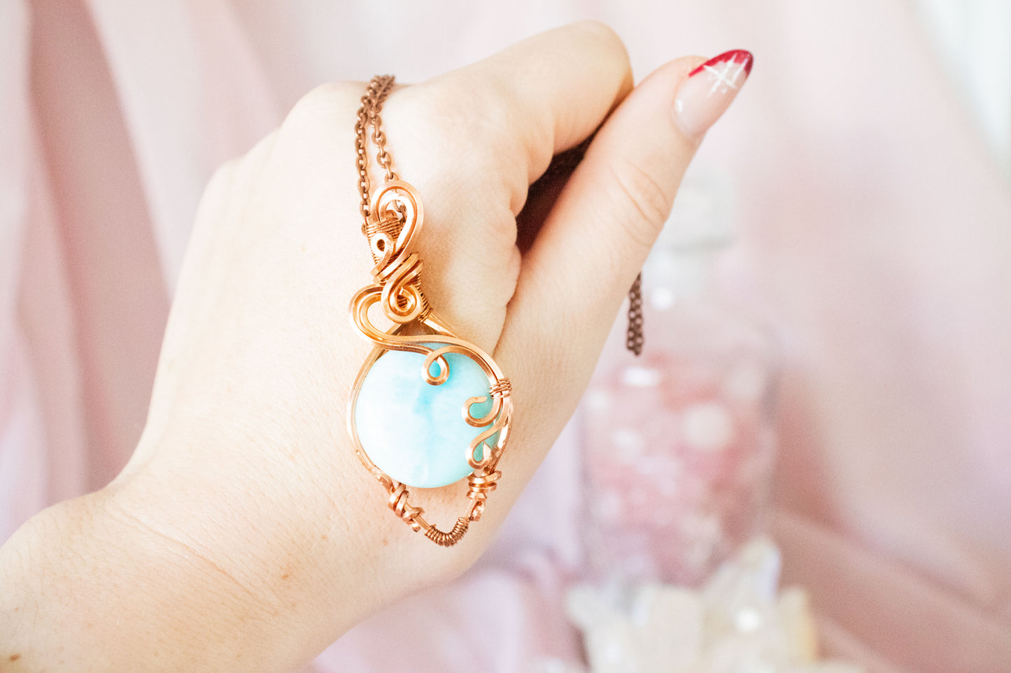 Astera Larimar Pendant