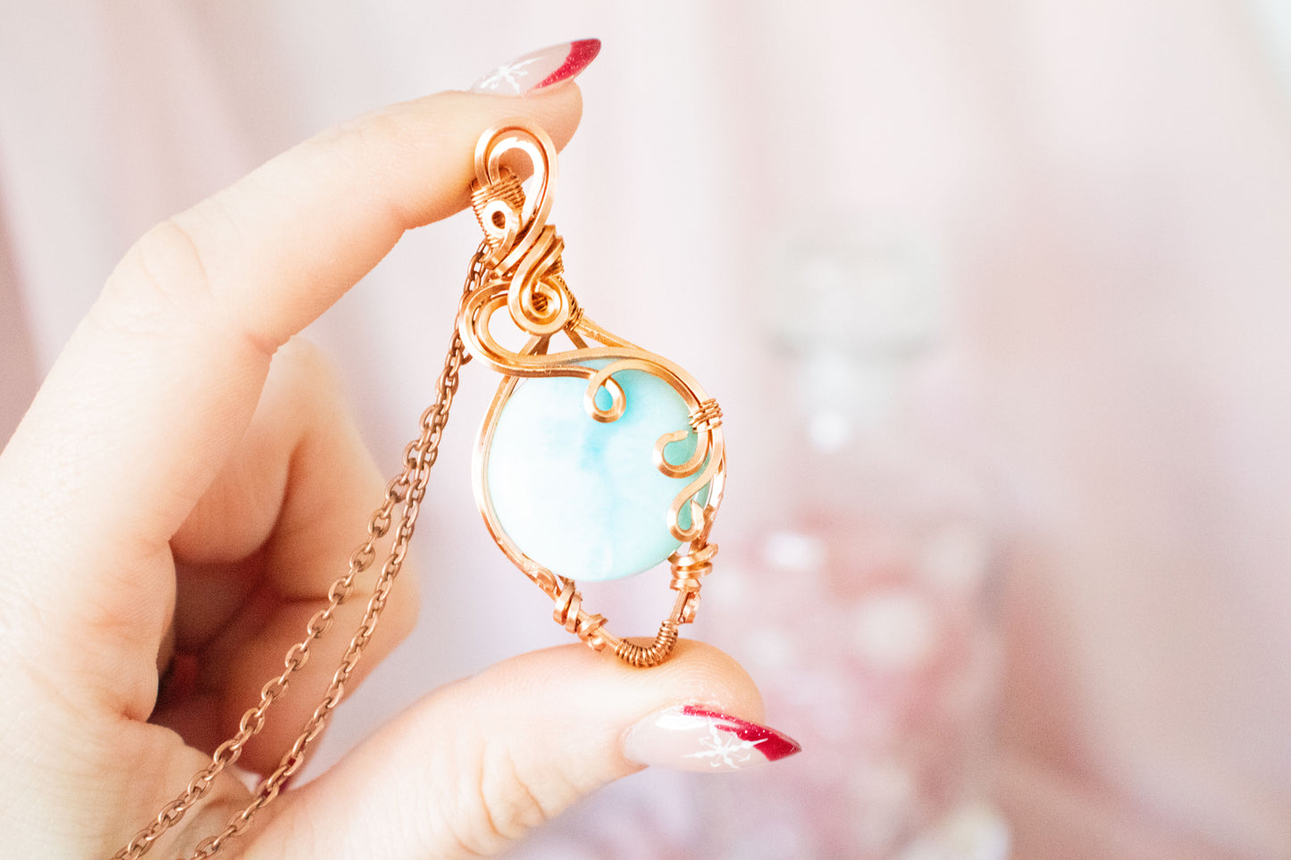 Astera Larimar Pendant