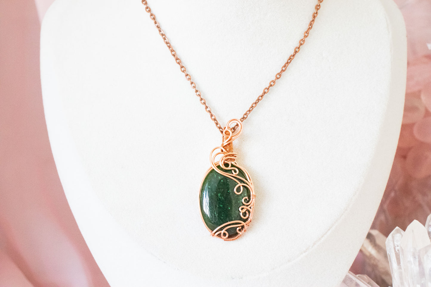 Hecate Green Jade Pendant