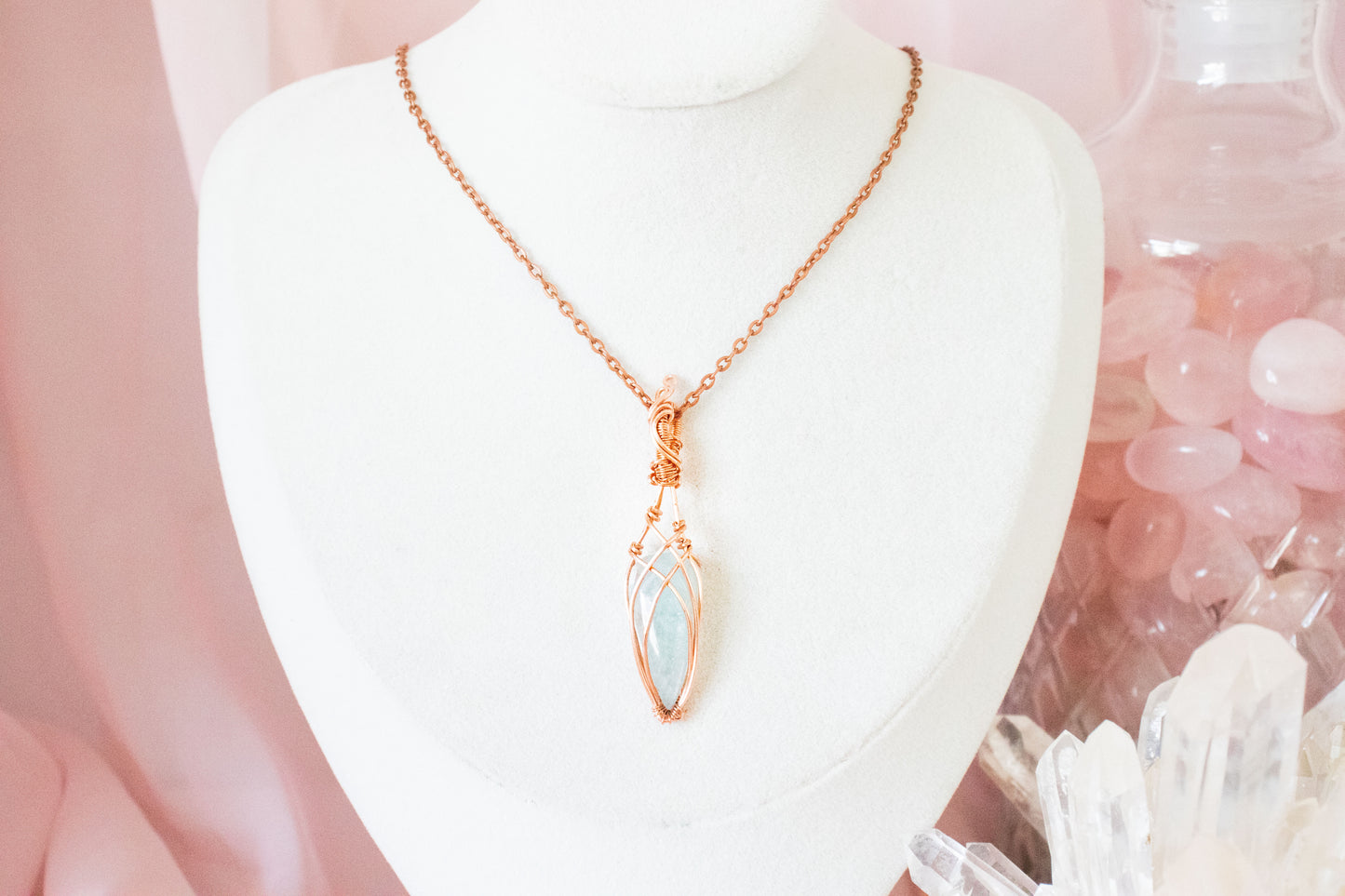 Calypso Aquamarine Pendant