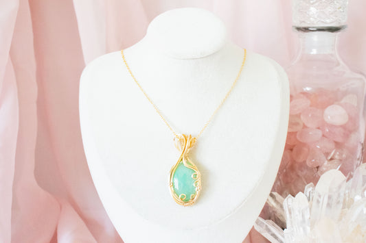 Persephone Chrysoprase Pendant