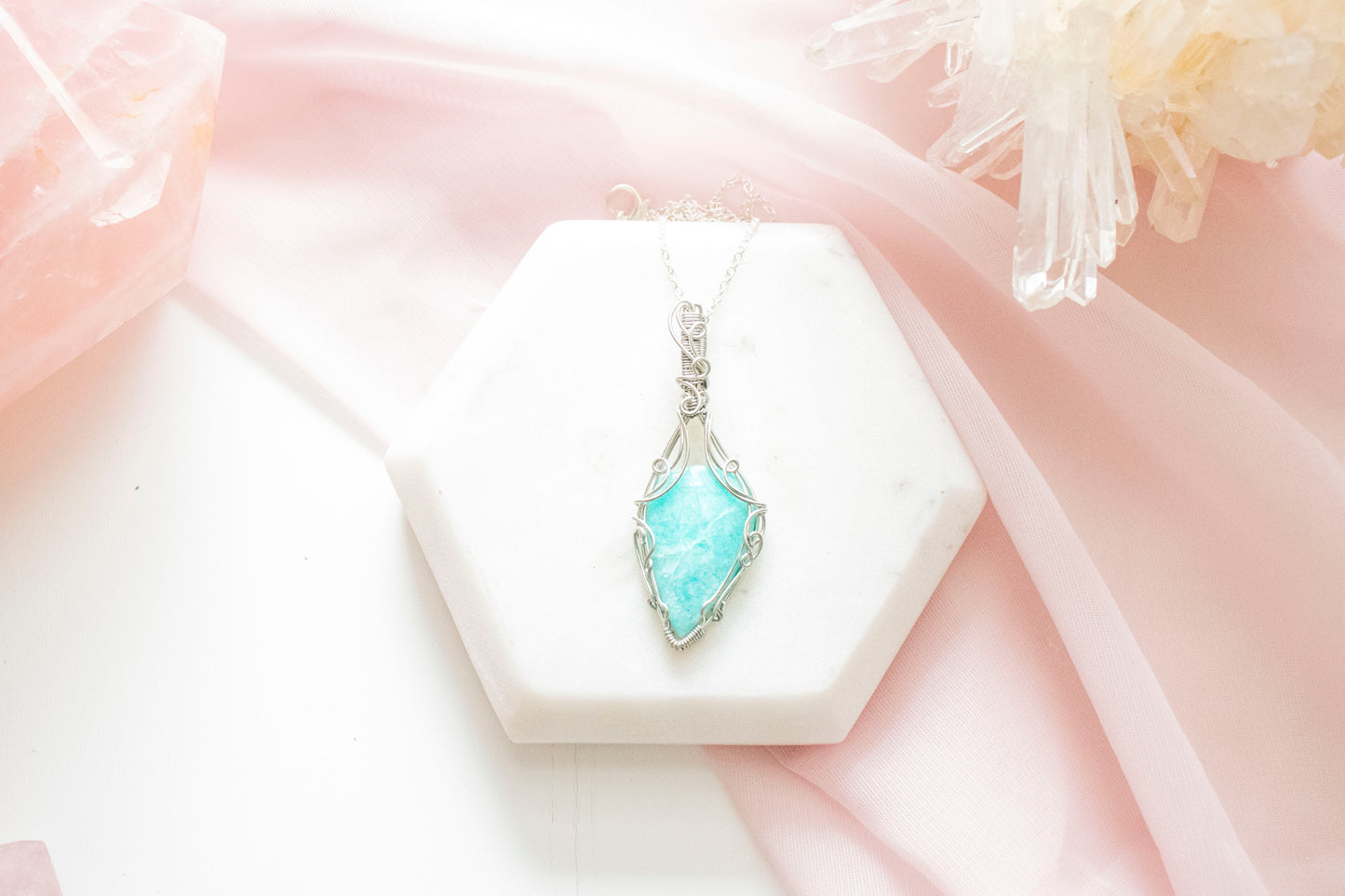 Ianthe Amazonite Pendant