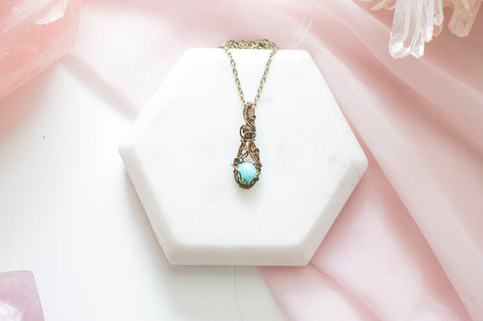 Ianthe Mini Amazonite Pendant