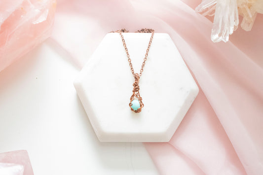 Ianthe Mini Amazonite Pendant