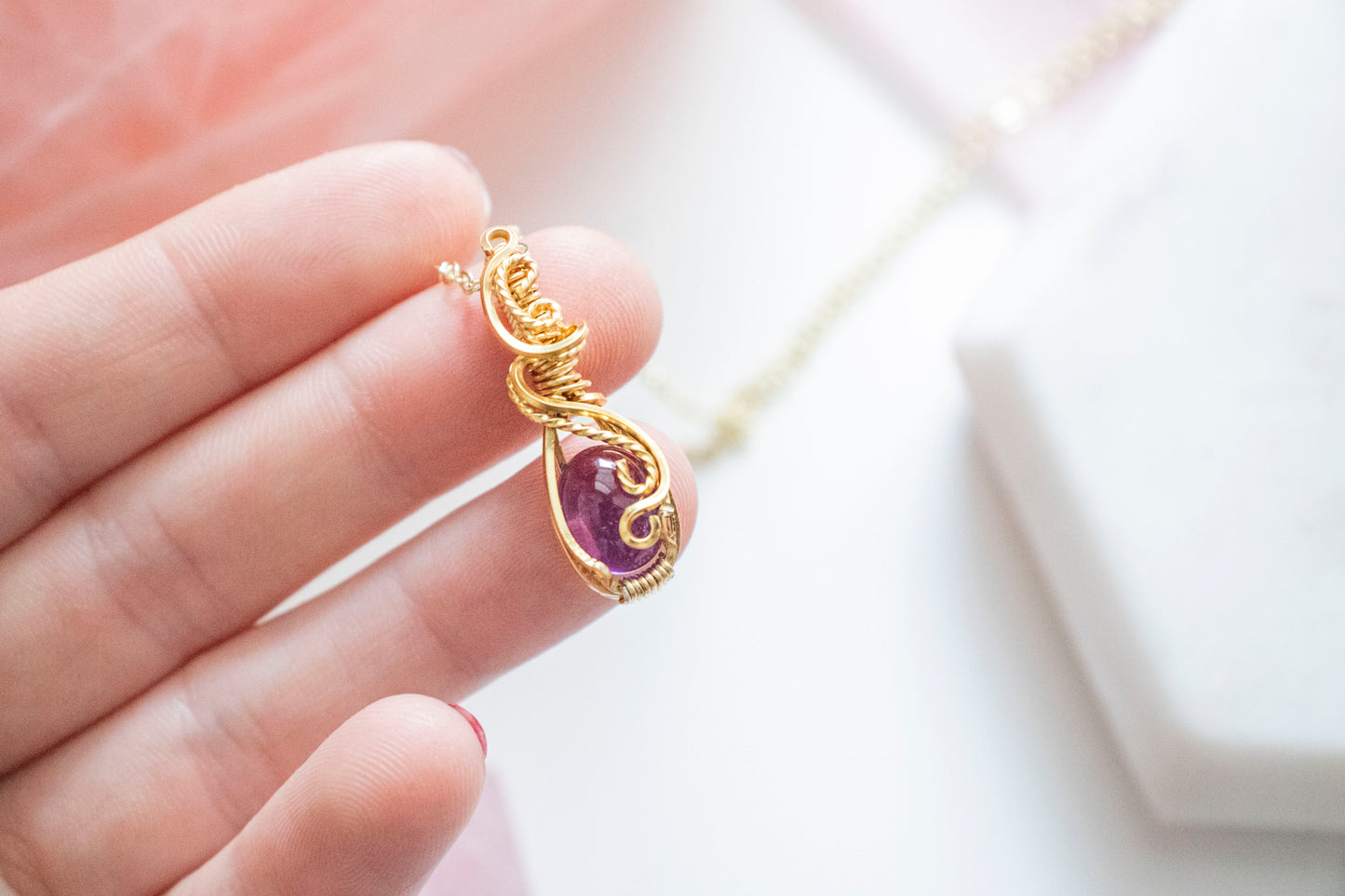 Hecate Mini Amethyst Pendant